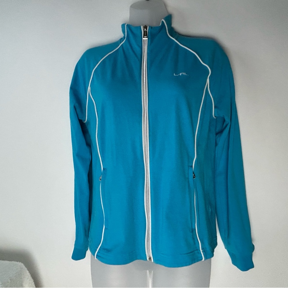 LRL Lauren Active Ralph Lauren Blue‎ Sportswear Jacket Medium